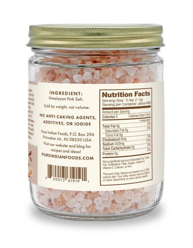 Himalayan Pink Culinary Crystal Salt - Coarse 19 oz