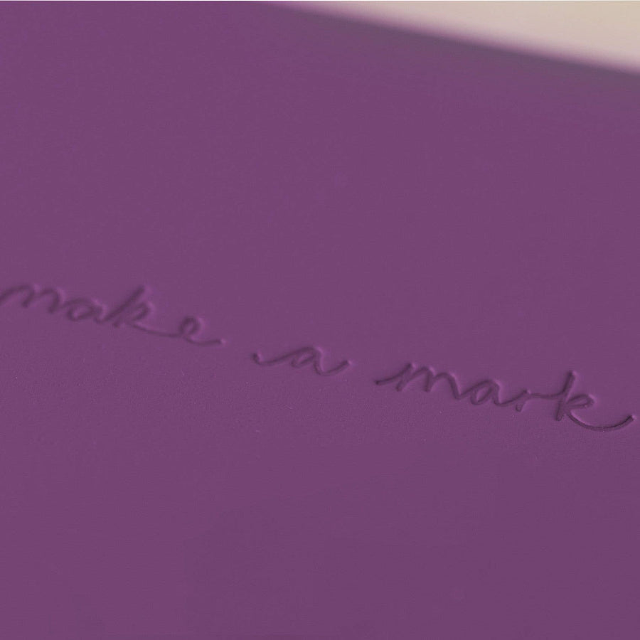 VENT A5 Notebook Lined Recycled Leather - Purple