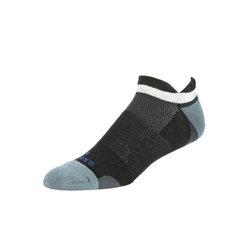 men's ascent - performance organic cotton no show - black