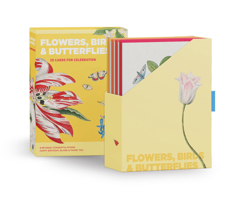 Flowers, Birds, & Butterflies Celebrations Boxed Notecards