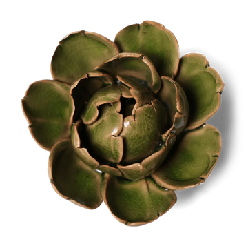 Ceramic Flower Wall Art Peony Green 12: Peony Green