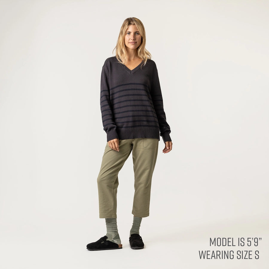 Organic Cotton V-Neck Sweater
