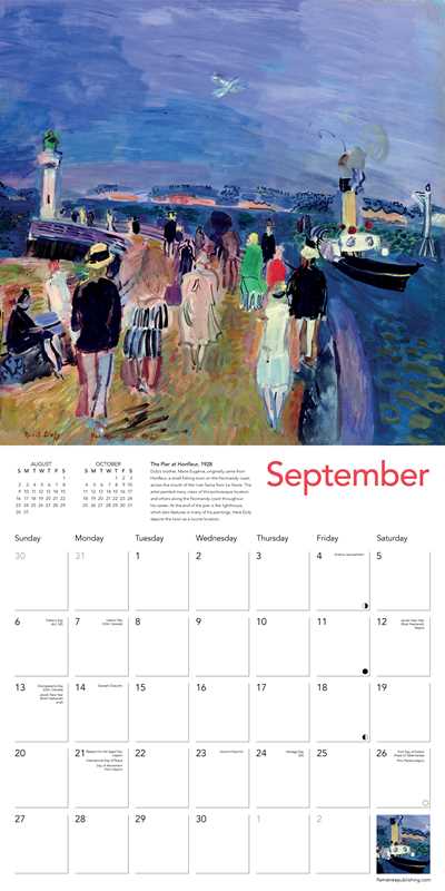 Raoul Dufy Wall Calendar 2026