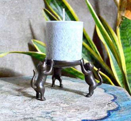 Kitty Cat Candle Holder
