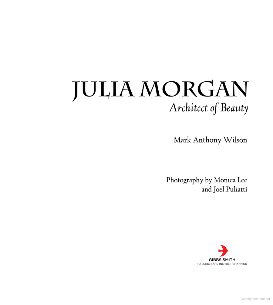 Julia Morgan: Architect of Beauty