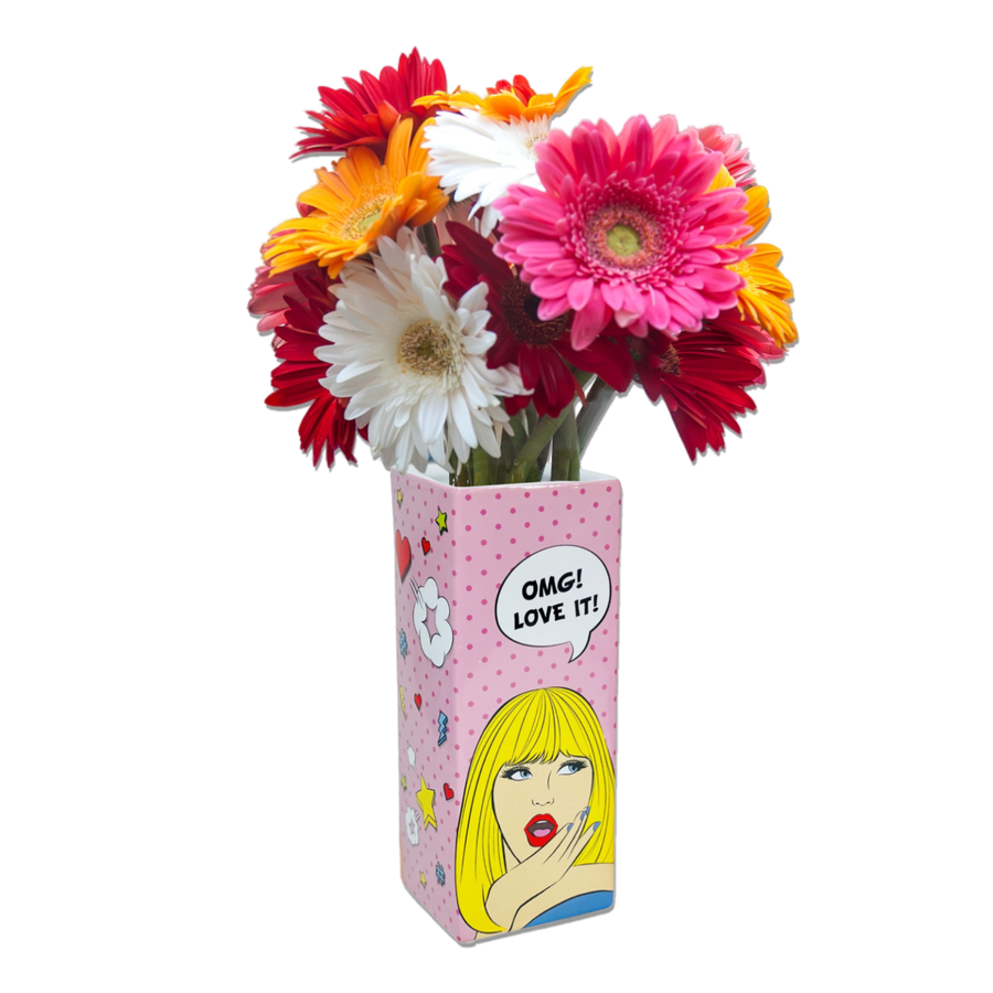 Pop Art Vase: OMG!