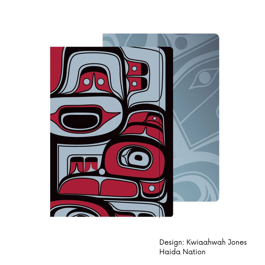 Journal With Contemporary Indigenous Design: Thunderbird and Whale