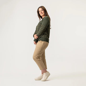 Organic Cotton V-Neck Sweater