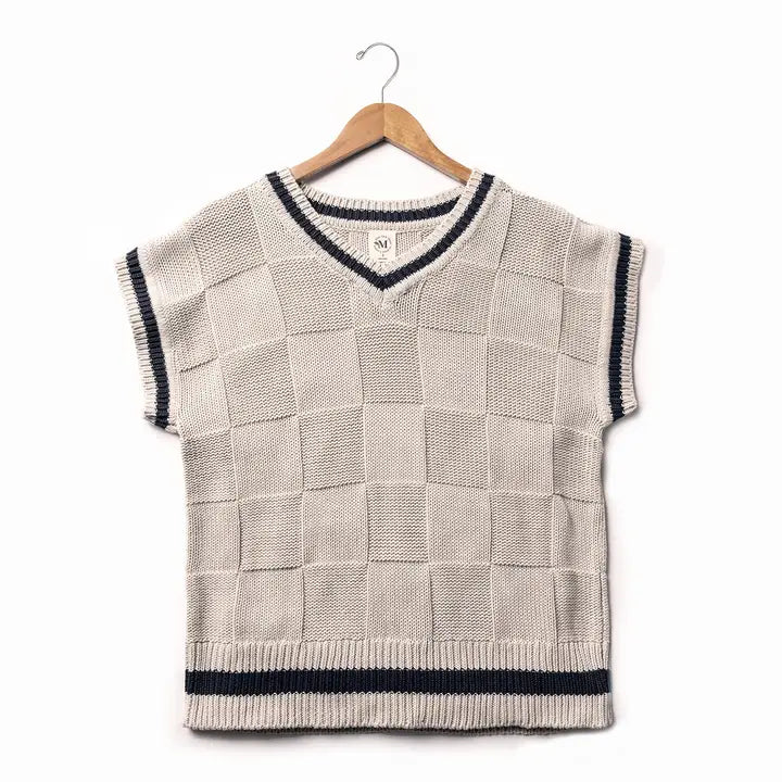 Organic Cotton Sweater Vest