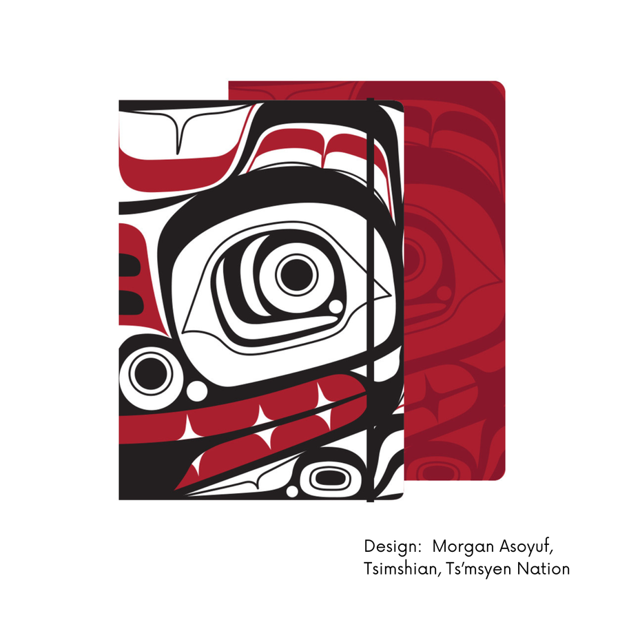 Journal With Contemporary Indigenous Design: Thunderbird and Whale