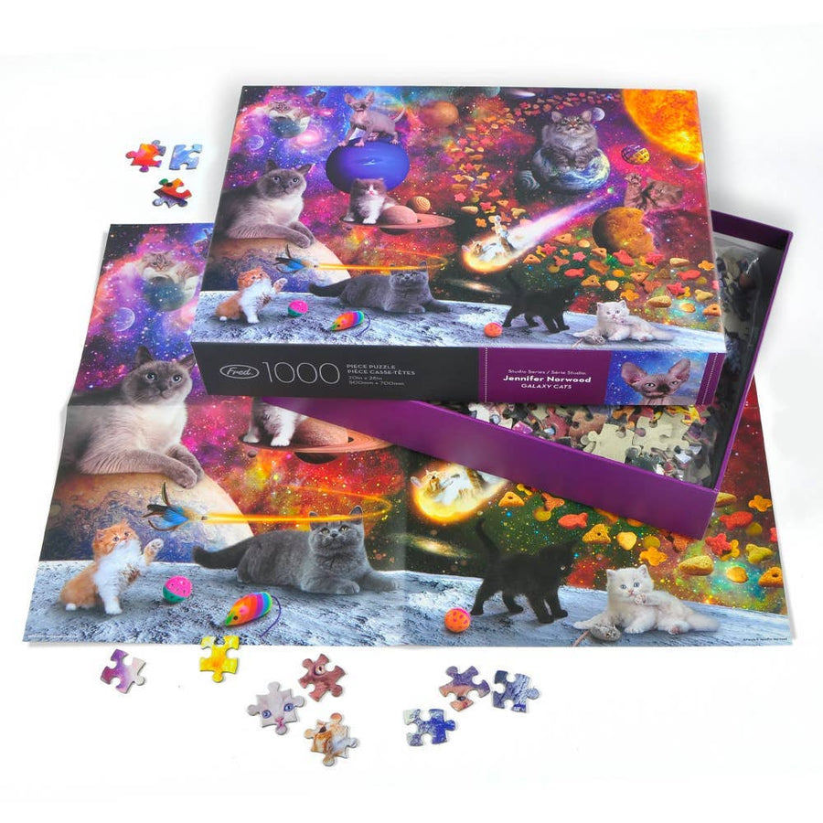 Norwood Galxy Cats 1000 Piece Puzzle