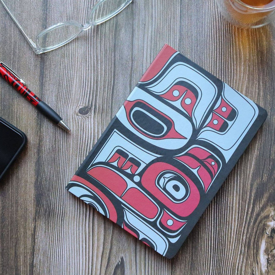 Journal With Contemporary Indigenous Design: Thunderbird and Whale