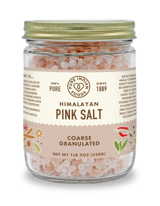 Himalayan Pink Culinary Crystal Salt - Coarse 19 oz