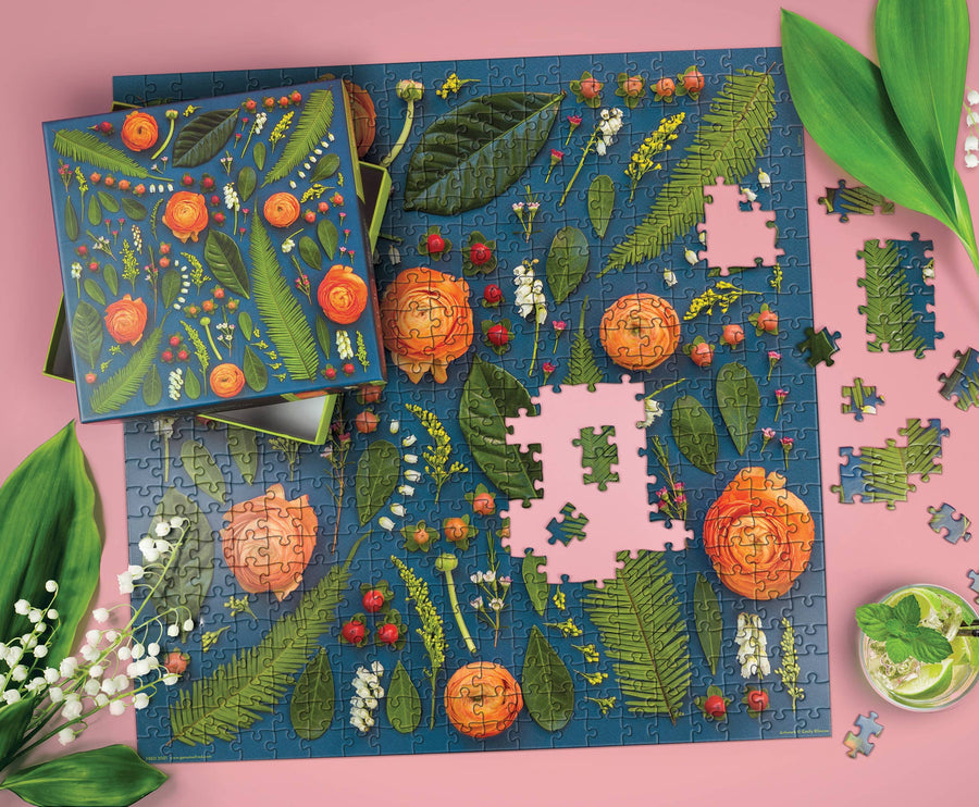 Emily Blincoe: Deconstructed Bouquet 500 Piece Puzzle