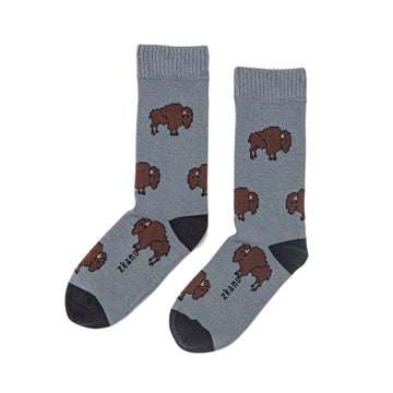 men's on the range - organic cotton socks crew - graphite