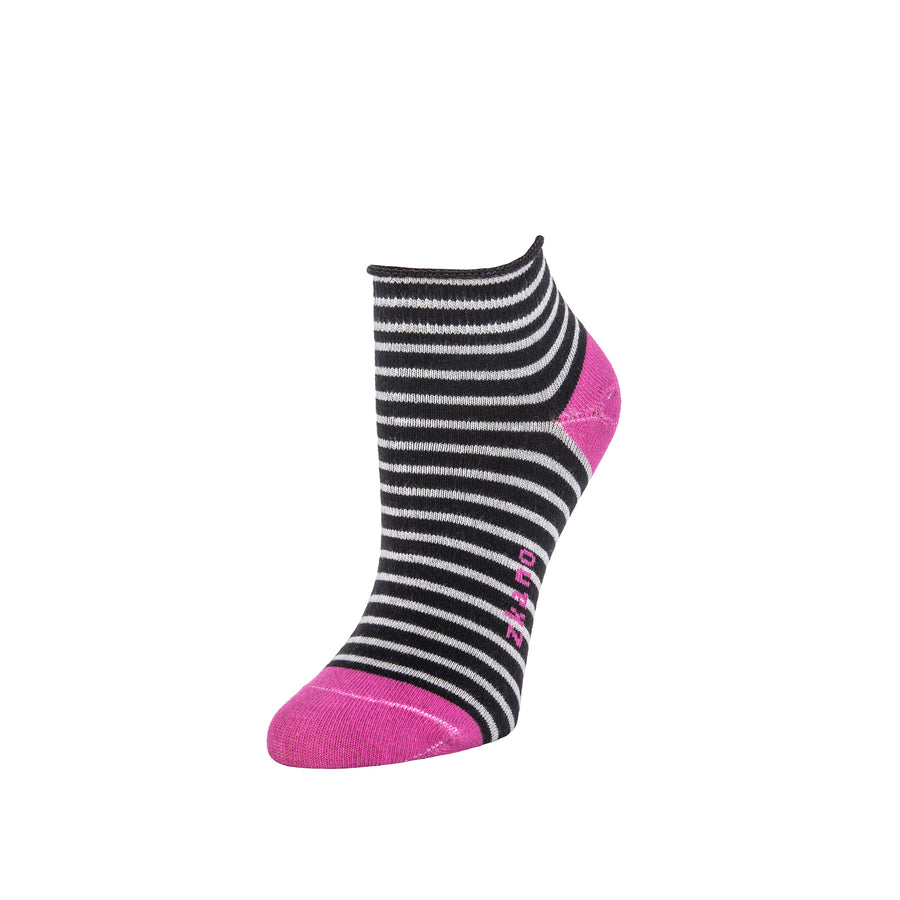 Zkano Women's Socks Rosette Anklet Black