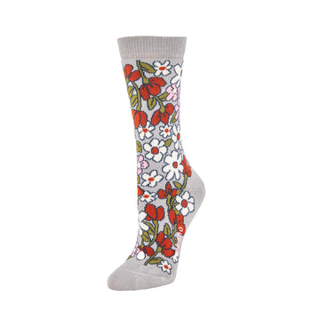 Zkano Women's Socks Wildflowers Heather