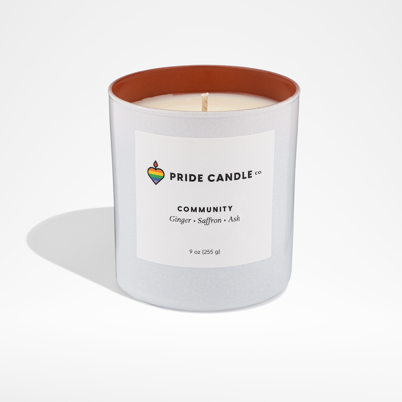 Community Candle: Ginger-Saffron-Ash