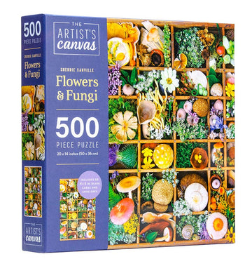 Flowers & Fungi 500 Piece Jigsaw Puzzle