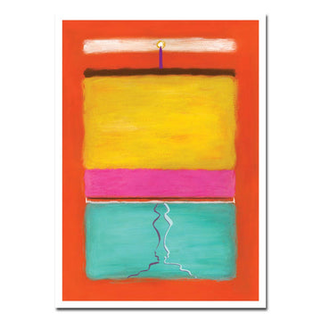 Hit the Mark! Rothko Color Field Birthday Card