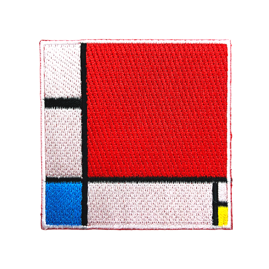 Mondrian: Composition Iron On Patch