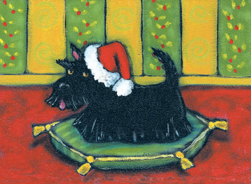 Scottie Dog Mini Blank Holiday Cards