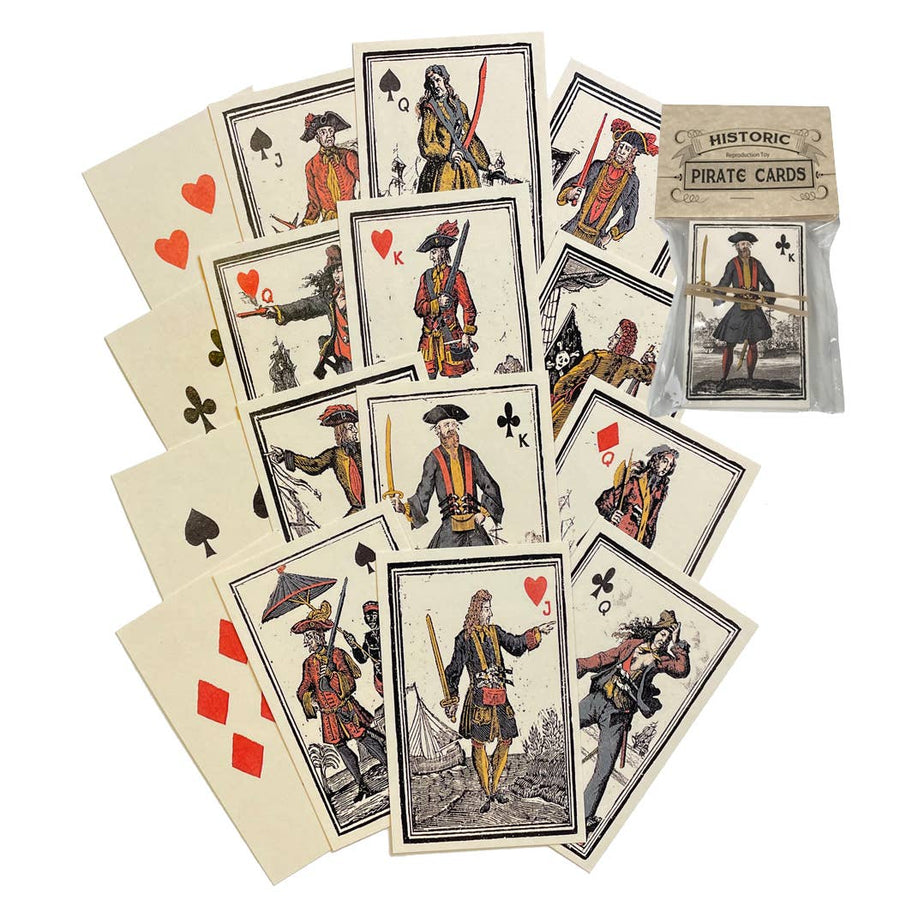 Antique Reproduction Pirate Themed Playing Cards