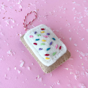 Pop Tart Felt Wool Ornament