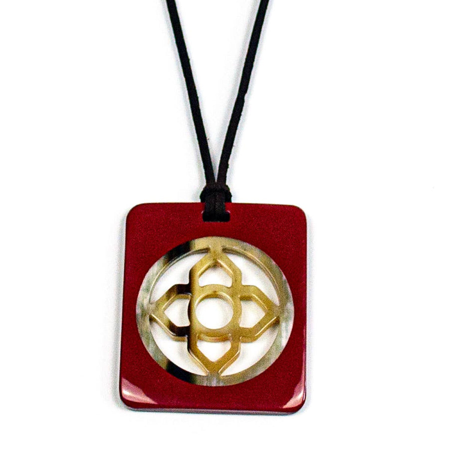 Red Horn Pendant