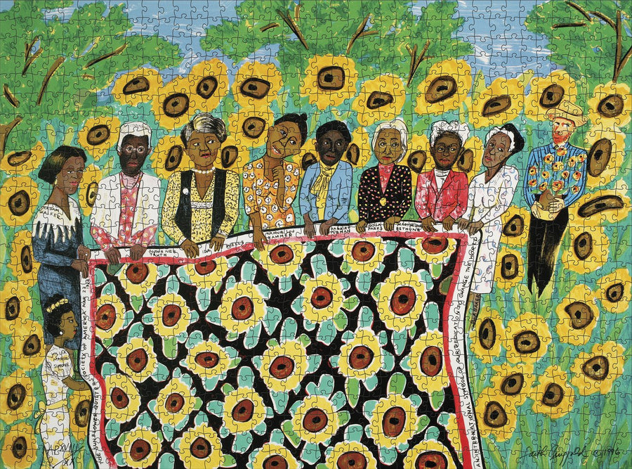 Faith Ringgold: Sunflower Quilting Bee at Arles 1000-Piece Jigsaw Puzzle