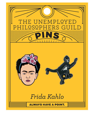 Frida and Monkey Pins