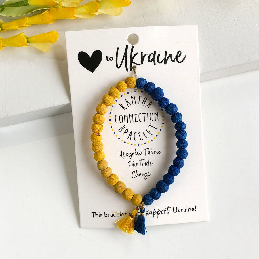 Cause Bracelet - Ukraine Blue/Yellow