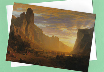 Bierstadt Looking Down Yosemite Boxed Notecards