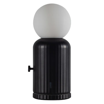 Skittle Wireless Lamp and Charger Black