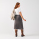 Sweater Skirt Black Heather 2XL- Organic Cotton