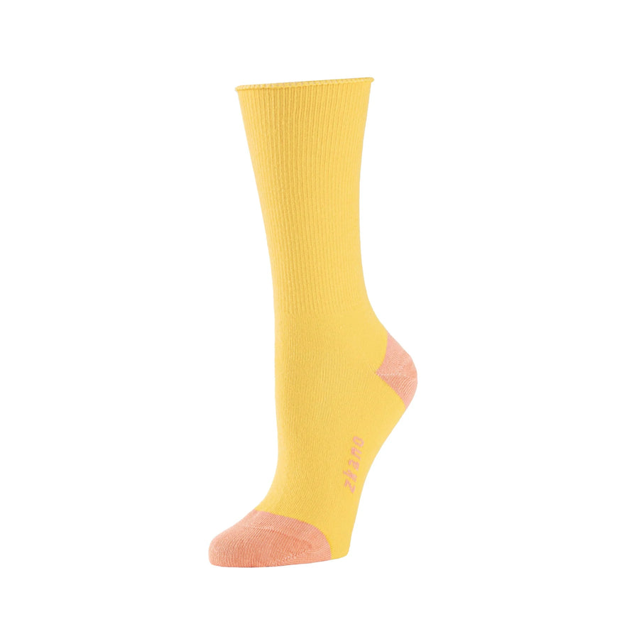 Zkano Rose Women's Solid Slouch Socks