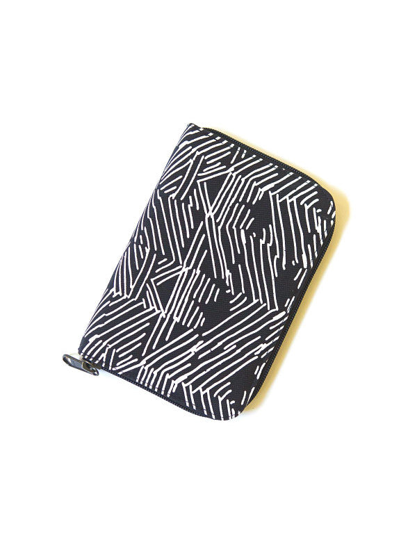 Zip Folder Jewelry Travel Organizer Case in Black Matchstick