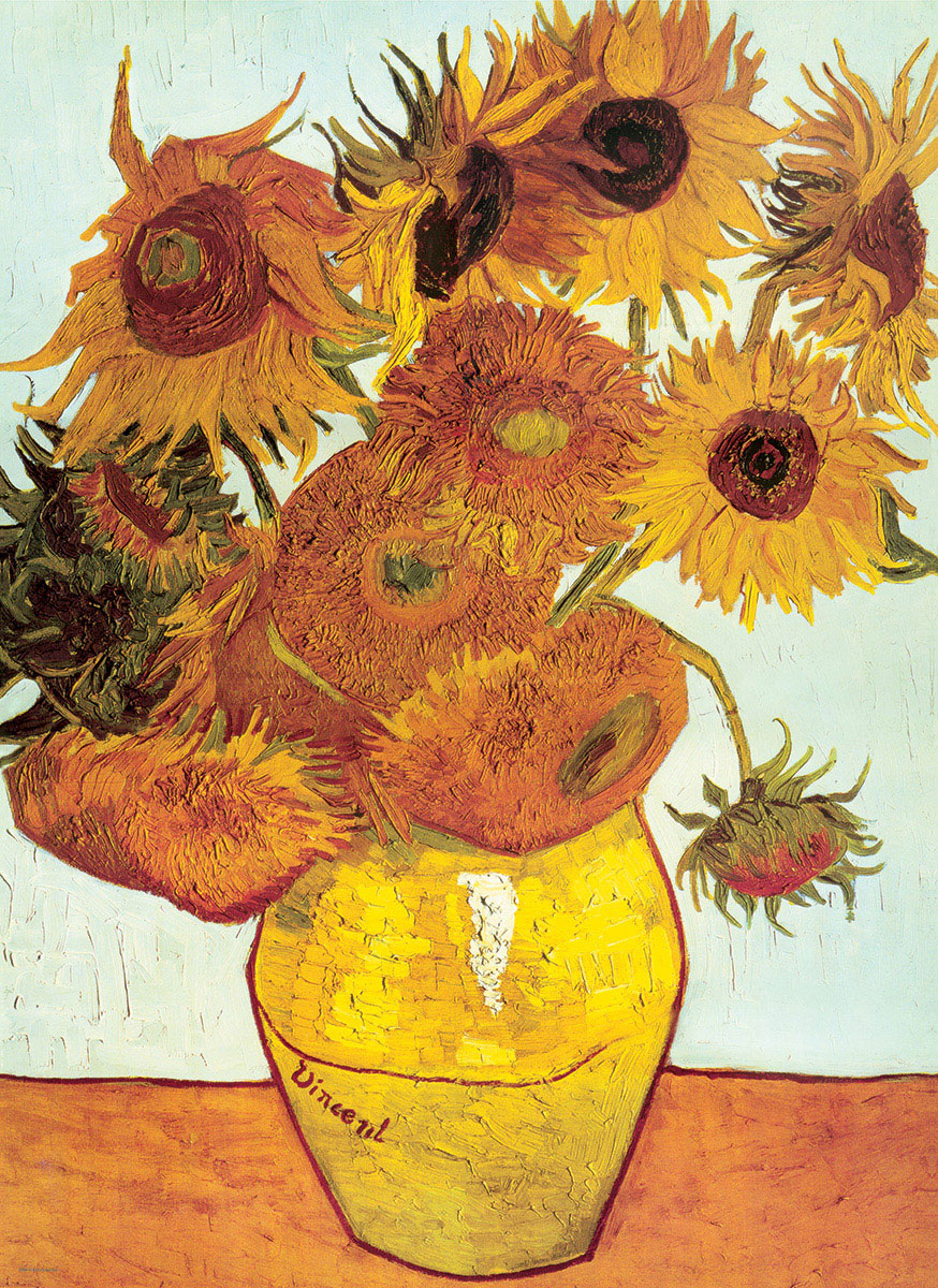Van Gogh: Twelve Sunflowers 100 Piece Puzzle