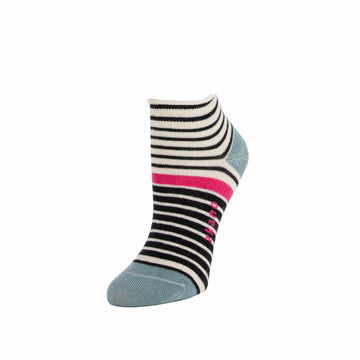 Zkano Rosette Women's Anklet Socks Black