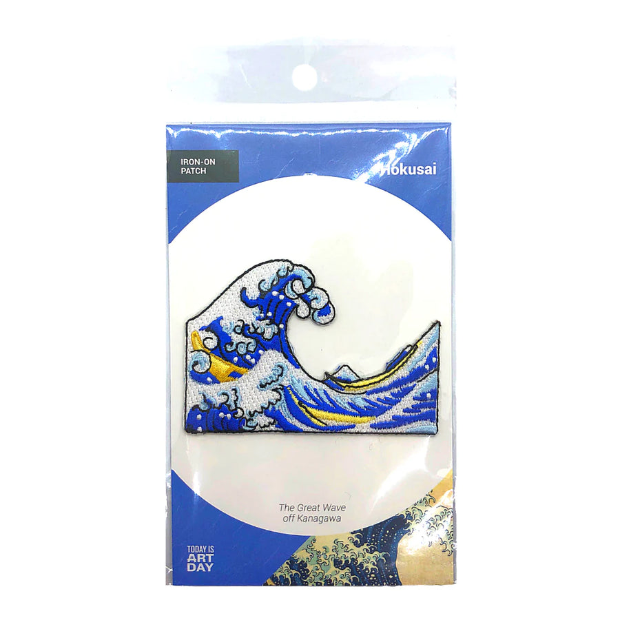 Hokusai : Great Wave Iron On Patch