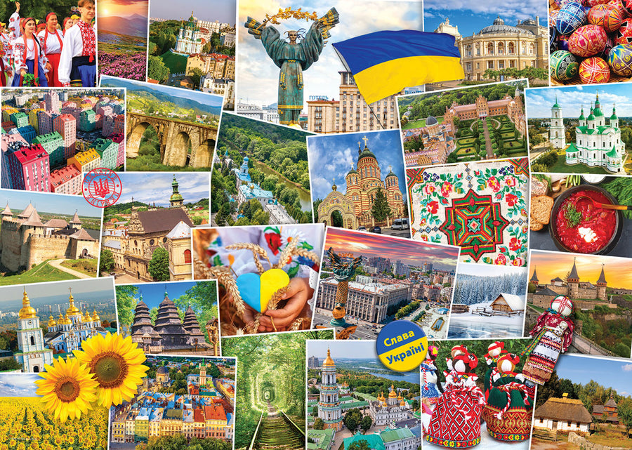 Globetrotter Ukraine 1000 Piece Puzzle