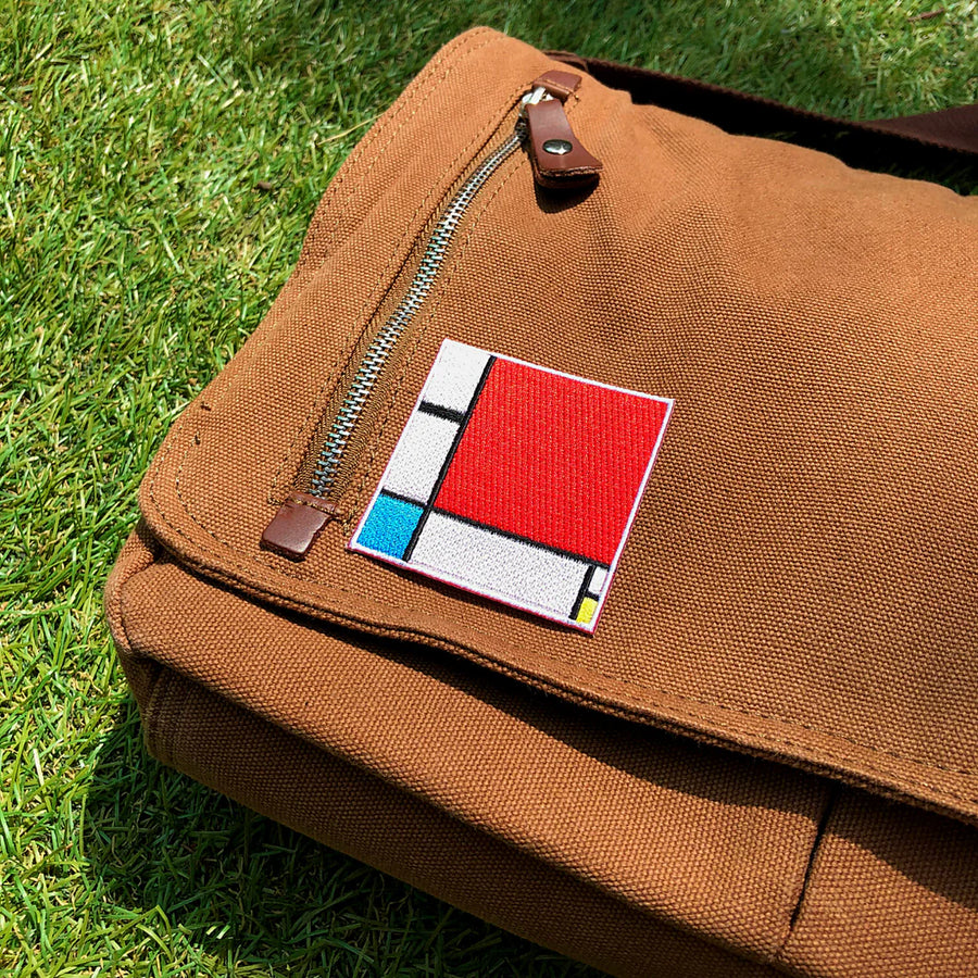 Mondrian: Composition Iron On Patch
