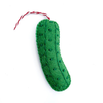 Pickle Felt Wool Christmas Ornament