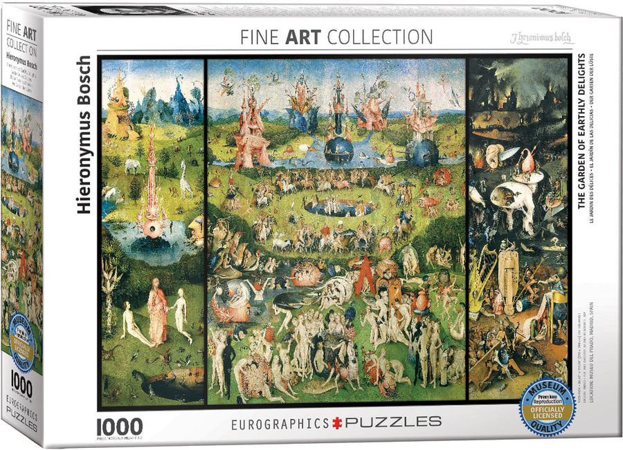 Hieronymus Bosch: Garden of Earthly Delights 1000 Piece Puzzle