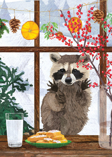 Hearth Raccoon Holiday Cards