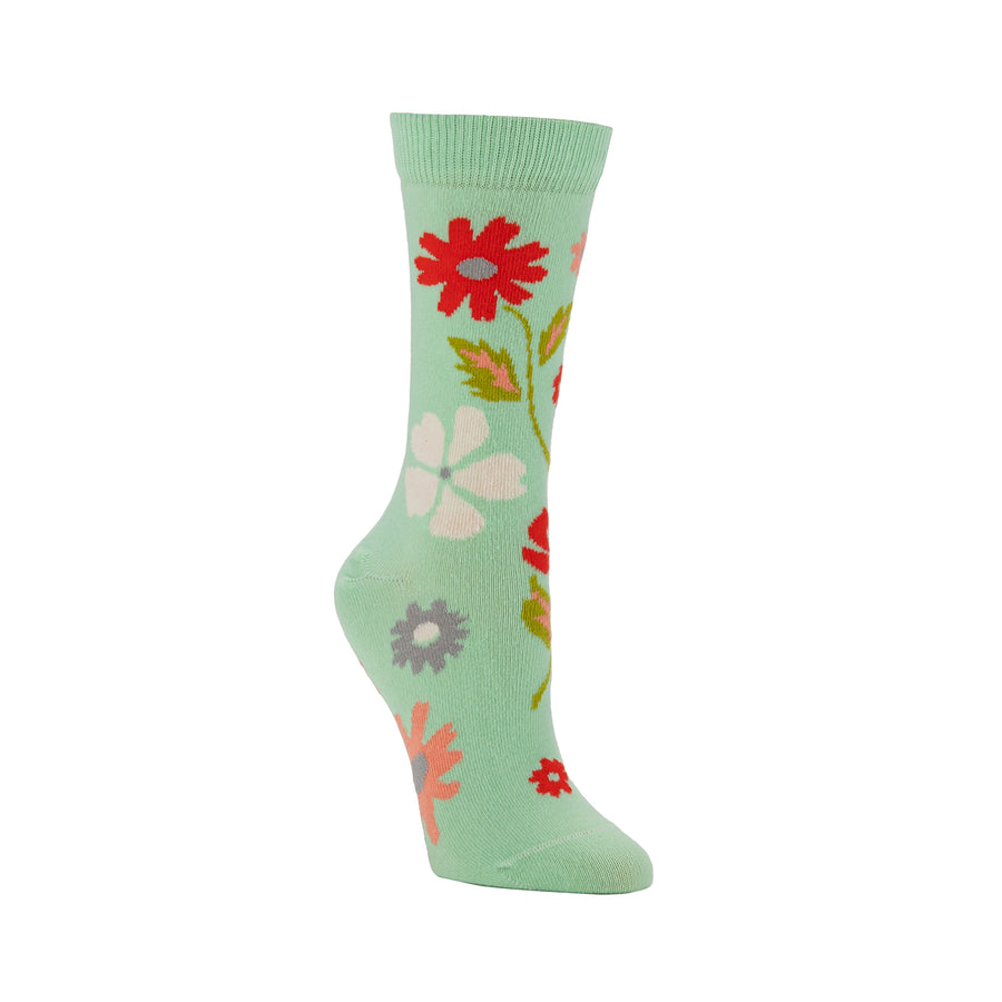 Zkano Flower Child Crew Socks