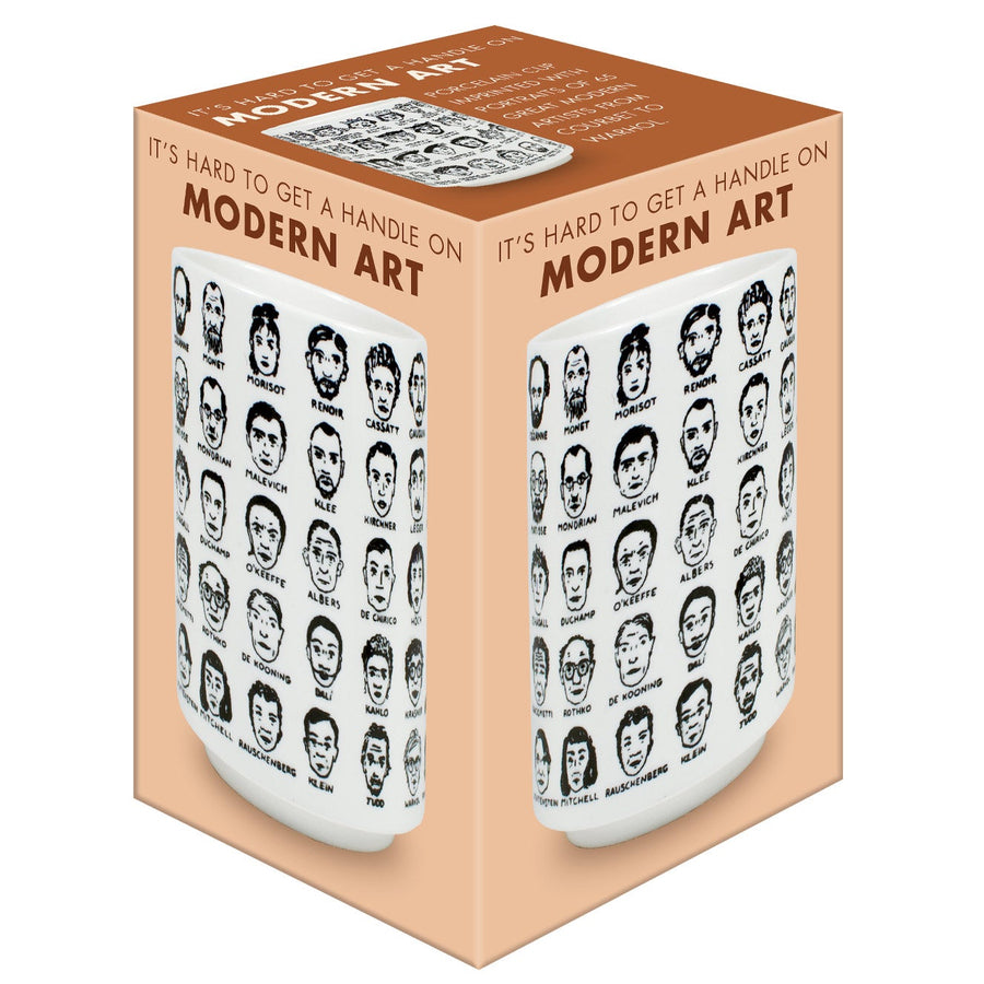 Modern Art 65 Portraits Porcelain Cup