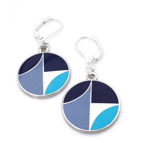 Architecture Series Earrings Blue Variants