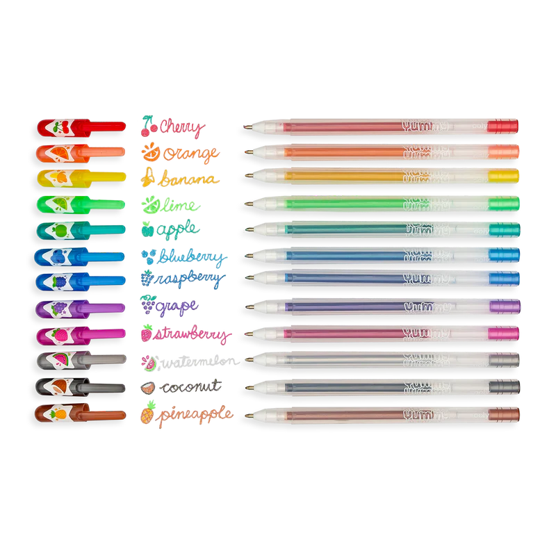 Oh My Glitter! Retractable Gel Pens - Set of 12